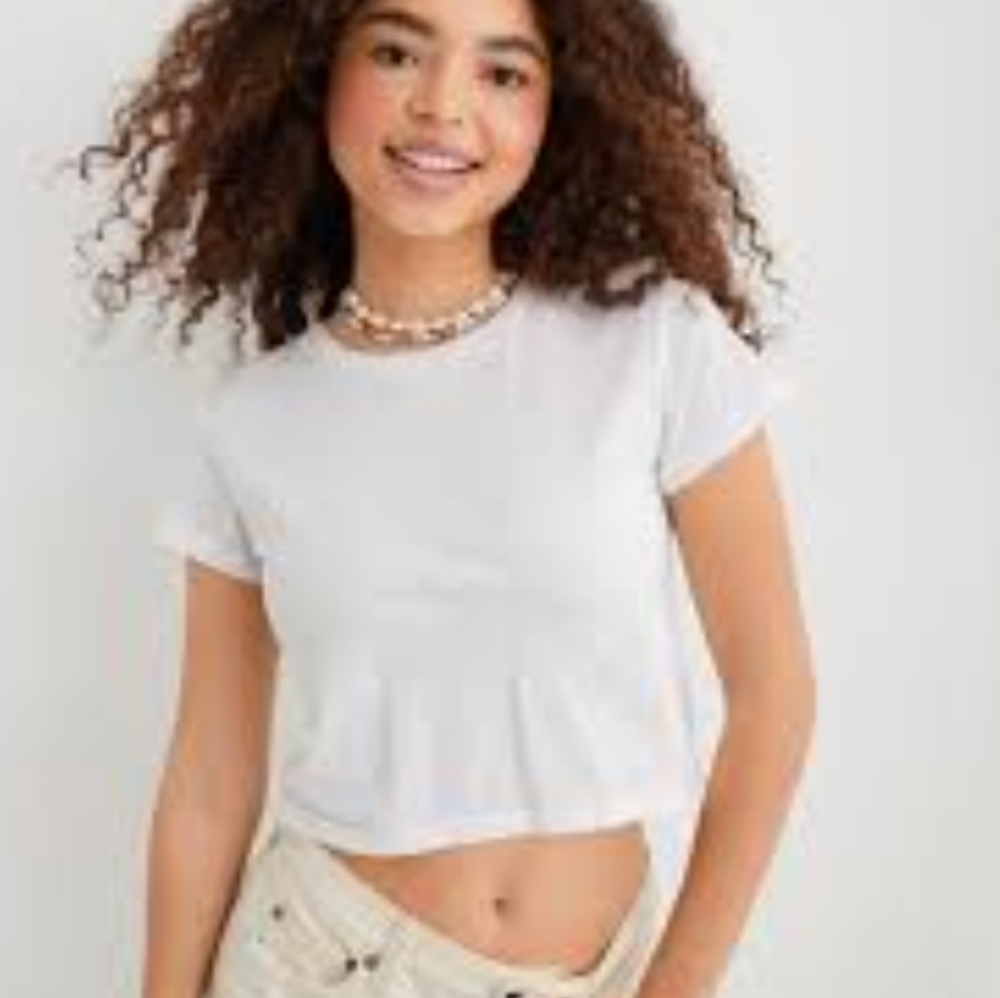 Aerie Oh Baby! Cropped t-shirt